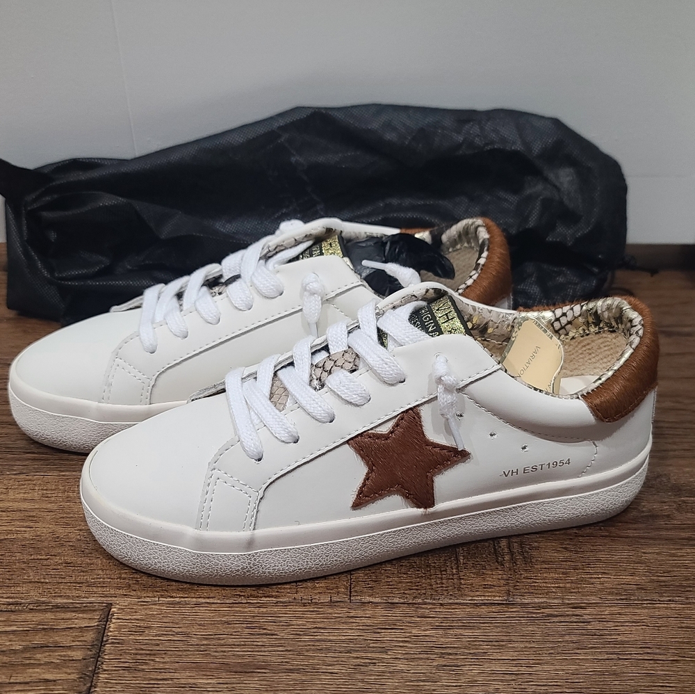 New Vintage Havana Leather Shoes 2 Sizes Available